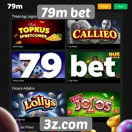 Principais jogos disponíveis na plataforma 79m bet